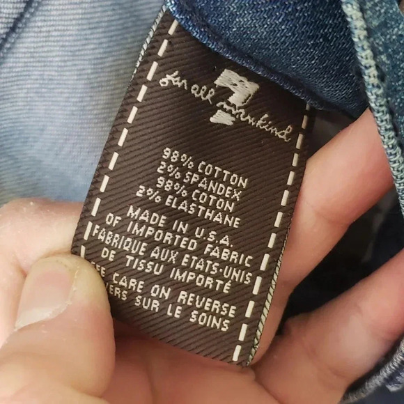 7 for all mankind | Roxanne  Straight leg Jeans  - Size 27 - Picture 6 of 9